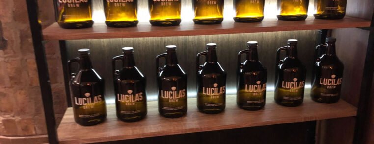 Lucilas Brew Growlers
